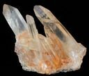 Tangerine Quartz Crystal Cluster - Madagascar #38958-1